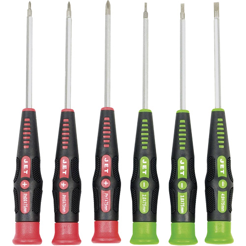 JPSD-6 Precision Screwdriver Set, 6, Magnetic Kelford