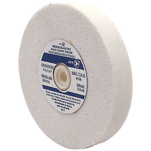 Bench Grinding Wheel, 6" x 3/4", 1" Arbor, Aluminum Oxide Kelford
