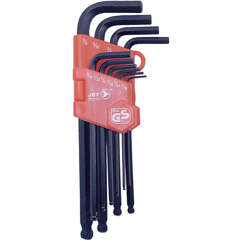 JBHK-10 Long Arm Hex Key Set, 10 Pcs., Imperial Kelford