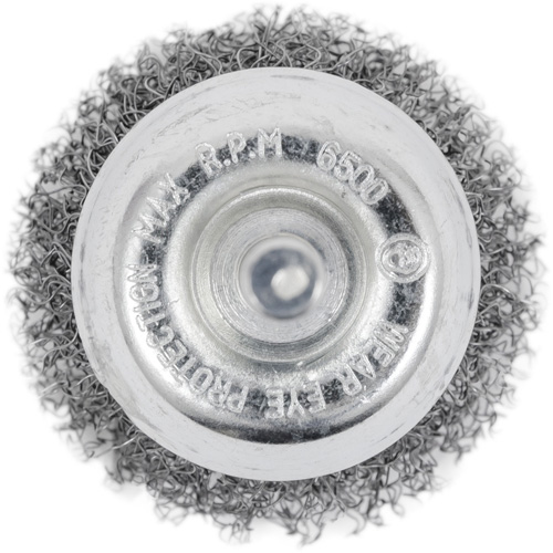 ?Brosse coupelle sertie sur tige Kelford