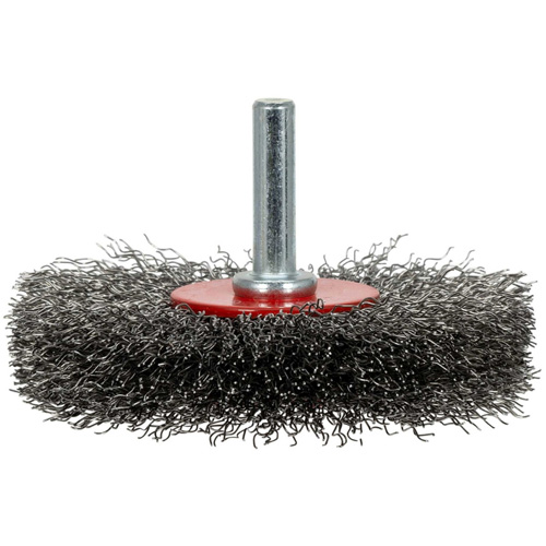 ER300-12 Shaft Mounted Crimped Radial Brush, 3", .012" Fill Kelford