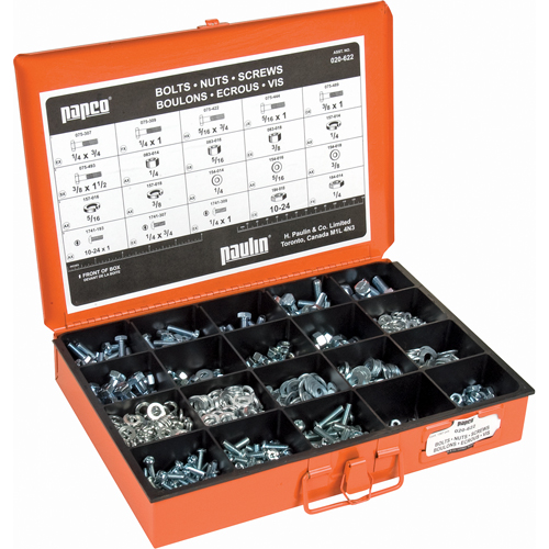 Grade 5 Cap Screw, Washer, Lockwasher & Nut Master Assortments Kelford