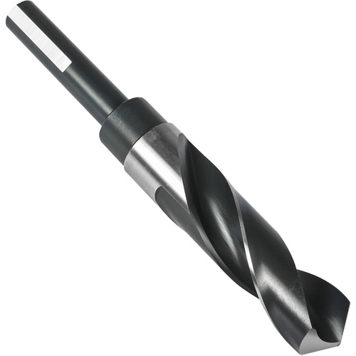 1/2" Reduced 3-Flat Shank Drill Bit, 33/64", High Speed Steel, 3" Flute, 118° Point Kelford