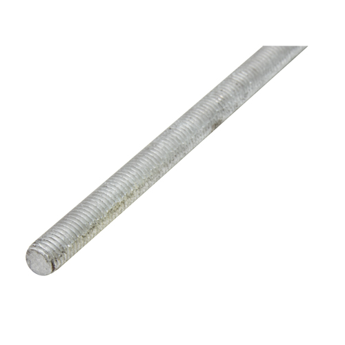 Threaded Rod, 1/4"-20, 36" L, Galvanized, Grade 2 Grade Kelford