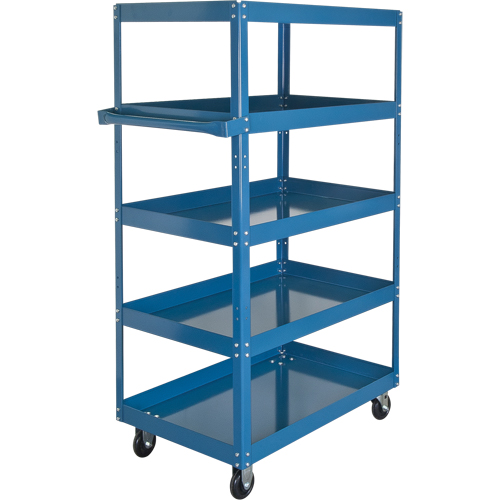 Shelf Carts , 5 Tiers, 18" W x 61" H x 30" D, 900 lbs. Capacity Kelford