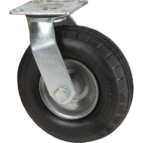 Roulettes pneumatiques, Pivotant, 8" (203,2 mm), Pneumatique, 350 lb (158,8 kg) Kelford