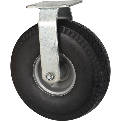 Roulettes anticrevaisons, Fixe, 10" (254 mm), Anticrevaison, 300 lb (136 kg) Kelford