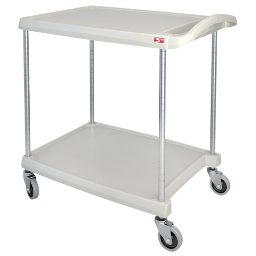 myCart Utility Cart, 2 Tiers, 20" x 35-1/2" x 30", 300 lbs. Capacity Kelford