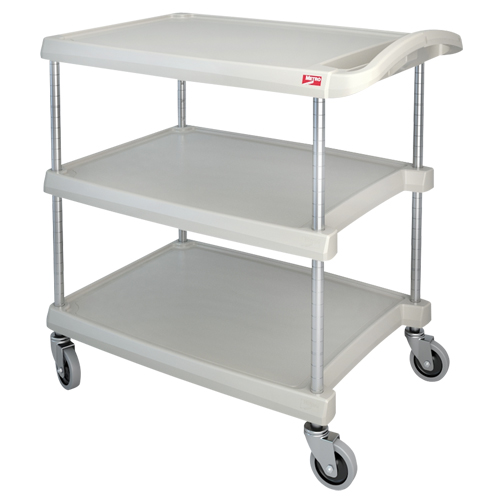 myCart Utility Cart, 3 Tiers, 20" x 35-1/2" x 30", 400 lbs. Capacity Kelford