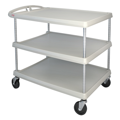 myCart Utility Cart, 3 Tiers, 26" x 36-7/8" x 36", 500 lbs. Capacity Kelford