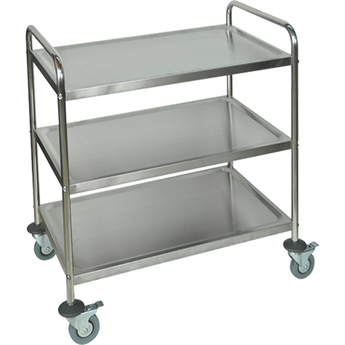 Chariot &agrave; tablettes, 3 Tiers, 21" la x 37" h x 23-1/2" p, Capacit&eacute; 200 lb Kelford