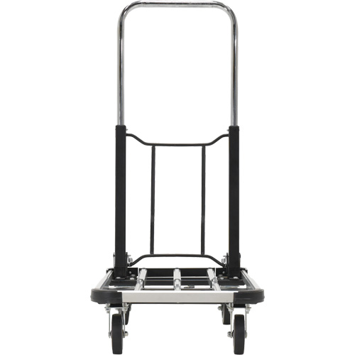 Chariot &agrave; plateforme repliable, Acier inoxydable, 300 lb, 28" lo x 16" la, Hauteur 33-1/2" Kelford