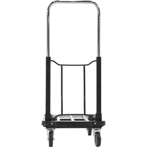 Chariot &agrave; plateforme repliable, Acier inoxydable, 300 lb, 28" lo x 16" la, Hauteur 33-1/2" Kelford