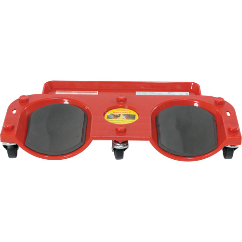 Rolling Knee Dolly, Plastic, Red, 350 lbs. Capacity Kelford