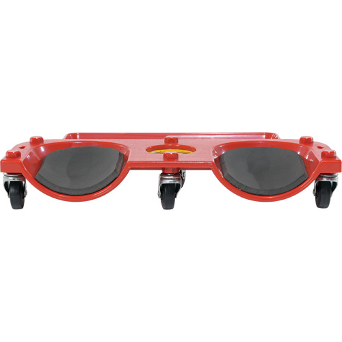 Rolling Knee Dolly, Plastic, Red, 350 lbs. Capacity Kelford