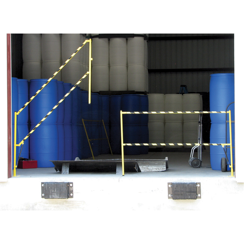 Barri&egrave;re &agrave; bascule de s&eacute;curit&eacute;, 10' lo x 42-5/8" ha, 159" &eacute;lev&eacute;e, Jaune Kelford