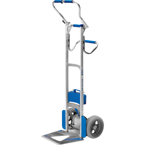 Liftkar&reg; Aluminum Stair Climbing Hand Truck, Aluminum Frame, 19" W x 64" H, 375 lbs. Capacity Kelford