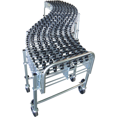 Expandable/Flexible Conveyors, 18" W x 24' 8" L, 226 lbs. per lin. ft. Capacity Kelford