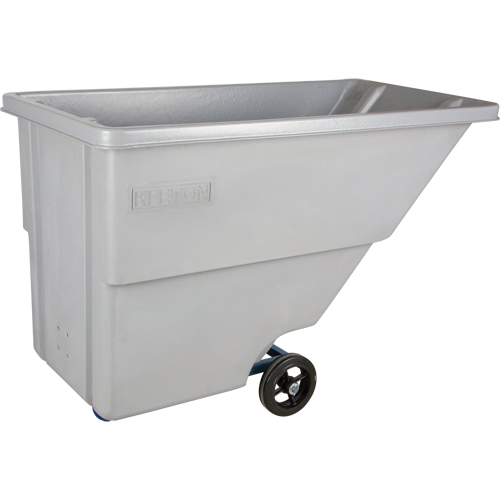 Tilt Truck, Polyethylene, 0.625 cu. yd., 500 lbs. Load Capacity Kelford