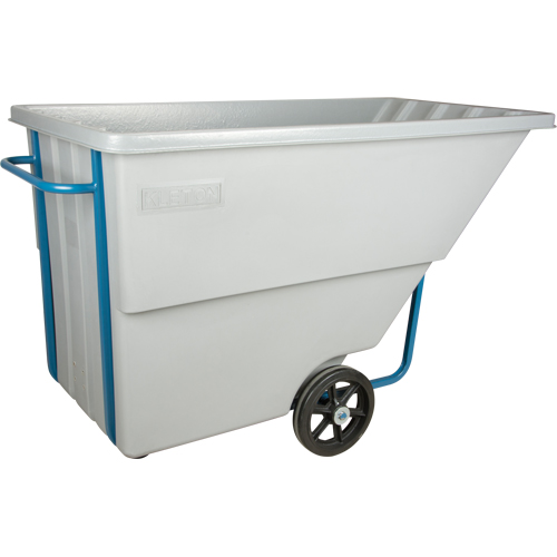 Tilt Truck, Polyethylene, 1.1 cu. yd., 1250 lbs. Load Capacity Kelford