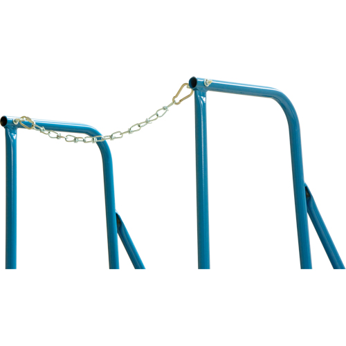 Escabeau roulant avec rails pour acc&egrave;s &agrave; une remorque, 4 marches, Largeur de la marche 22", Hauteur de la plateforme 37", Acier Kelford