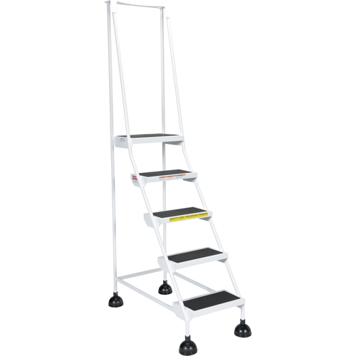 &eacute;chelles Stop-Step pour travaux l&eacute;gers, 5 marches, Largeur de la marche 16", Hauteur de la plateforme 47-11/16", Acier Kelford