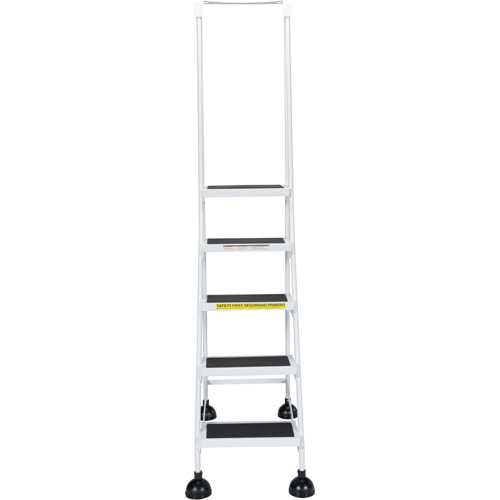 &eacute;chelles Stop-Step pour travaux l&eacute;gers, 5 marches, Largeur de la marche 16", Hauteur de la plateforme 47-11/16", Acier Kelford