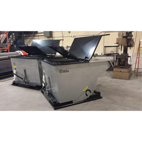 Steel Cover for Self-Dumping Hopper Kelford