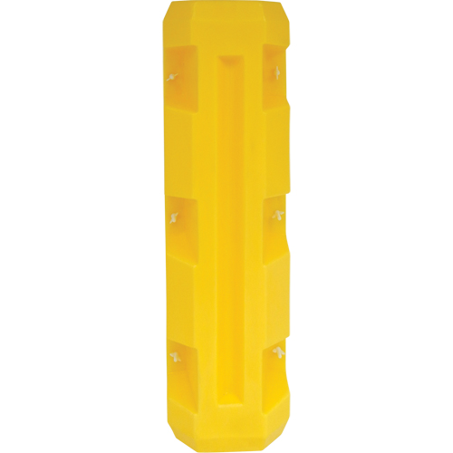 Protecteur de colonne &eacute;troite, Ouverture int&eacute;rieure 4" x 4", 12" lo x 12" la x 42" h, Jaune Kelford