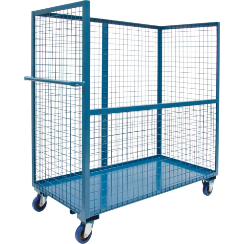 Chariot grillag&eacute; pour transport , Acier, 24" x 55" x 60", Capacit&eacute; 2400 lb Kelford
