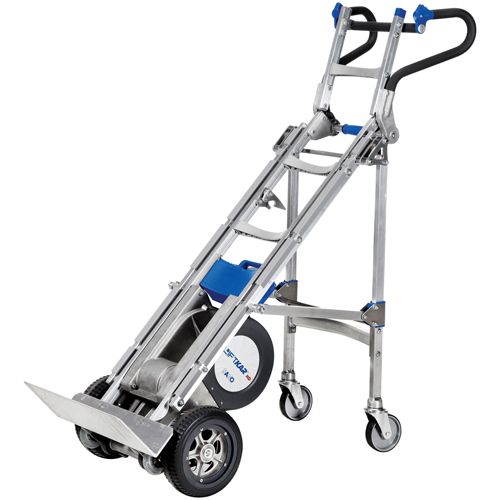 Liftkar&reg; Stair Climbing Hand Truck, Aluminum Frame, 22" W x 70" H, 725 lbs. Capacity Kelford