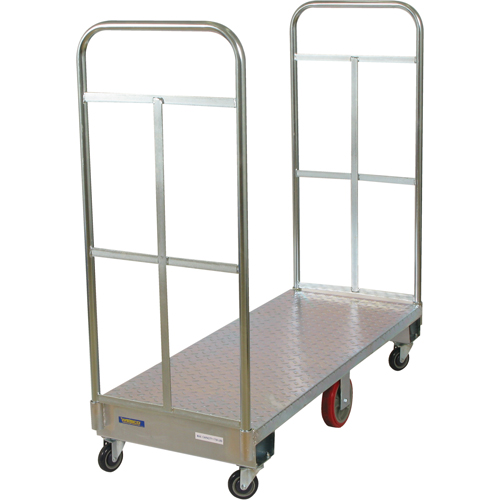 U-Boat Platform Truck, 60" L x 24" W, 1750 lbs. Capacity, Polyurethane Casters Kelford