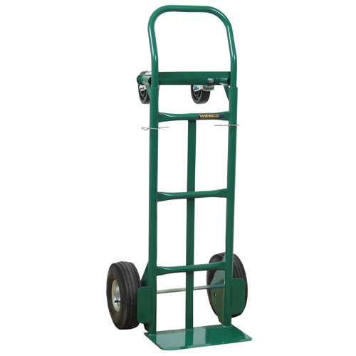 Greenline Economical Convertible Hand Truck, Steel, 600 lbs. Capacity Kelford