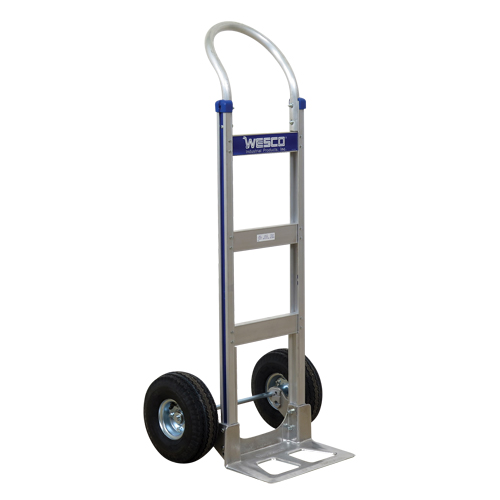 Cobra-Lite Hand Truck - 410-T14-P, Continuous Handle, Aluminum, 49" Height, 600 lbs. Capacity Kelford