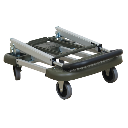 Telefolding Platform Truck, Aluminum, 330 lbs., 29-1/2" L x 17-1/2" W, 36-1/2" High Kelford