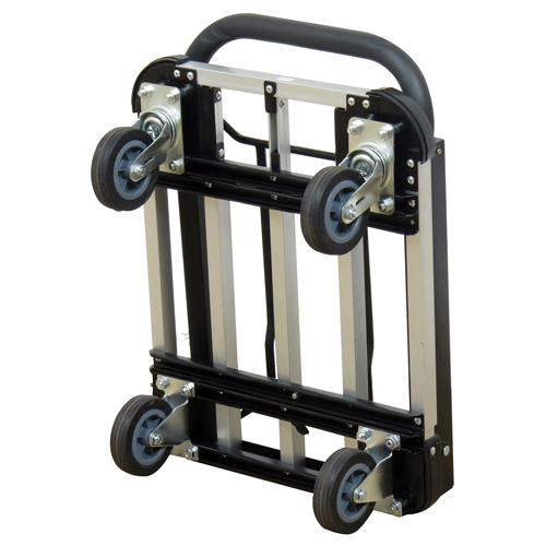 Folding Handle Platform Truck, Aluminum, 300 lbs., 28" L x 16" W, 37.75" High Kelford