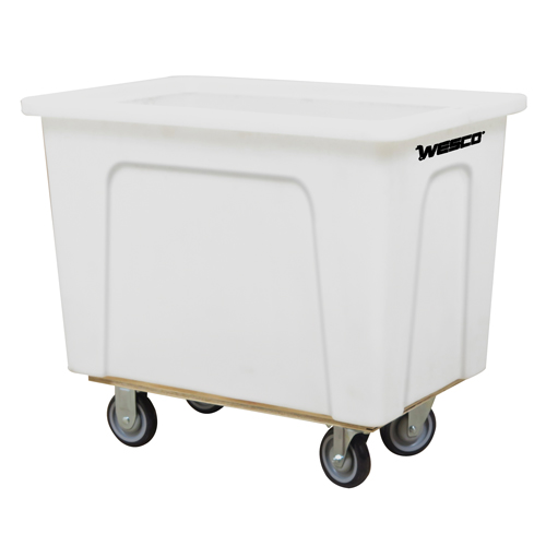 Box Truck, White Polyethylene, 42" L x 30" W x 36" H, 20 cu. ft. Volume, 600 lbs. Capacity Kelford