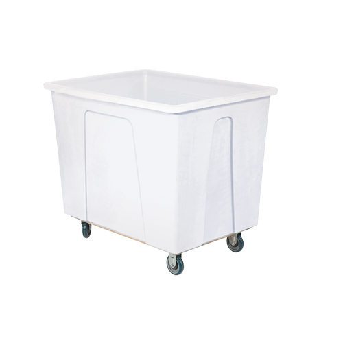 Box Truck, White Polyethylene, 46" L x 34" W x 40" H, 25 cu. Ft. Volume, 600 lbs. Capacity Kelford