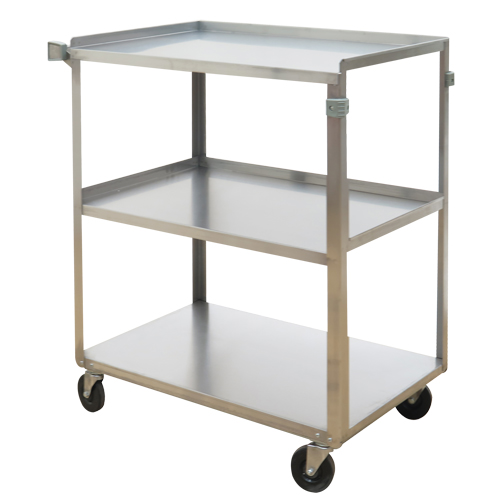 Shelf Carts, 3 Tiers, 17-5/8" W x 33" H x 27-1/8" D, 300 lbs. Capacity Kelford