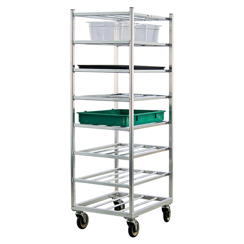 Shelf Cart, 8 Tiers, 20-7/8" W x 67" H x 27" D, 600 lbs. Capacity Kelford