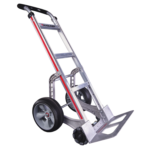 Self-Stabilizing Hand Truck, Continuous Handle, Aluminum, 55'' Height, 500 lbs. Capacity Kelford
