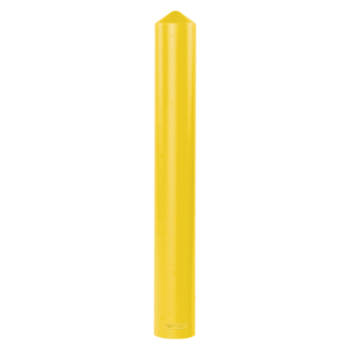 Smooth Bollard Cover, 8" Dia. x 56" L, Yellow Kelford