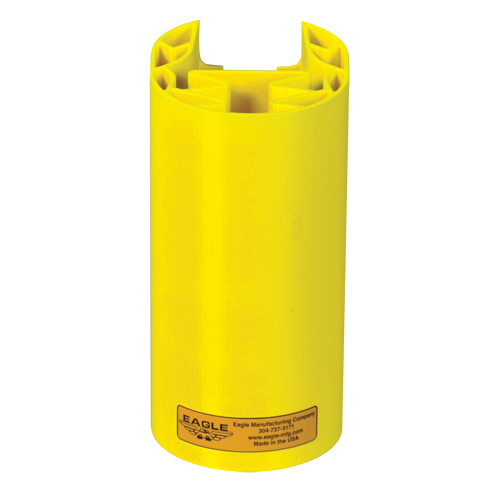 Polyethylene Rack Guard, 5" W x 6" L x 8" H, Yellow Kelford