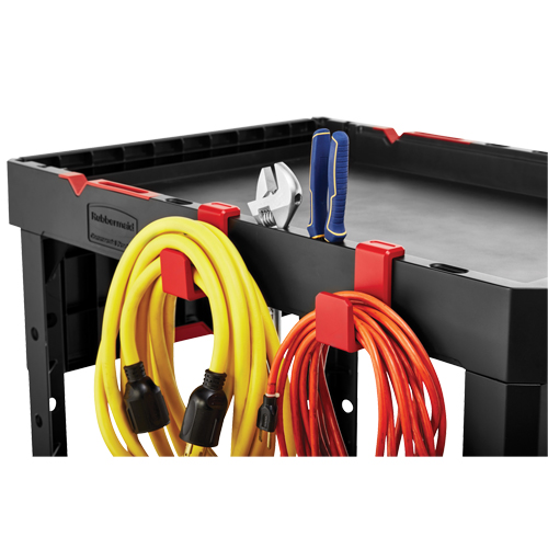 Chariot utilitaire robuste et polyvalent, 2 tiers, 17-3/4" x 36" x 46-1/5", Capacit&eacute; 500 lb Kelford