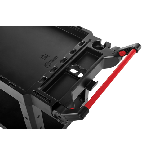 Chariot utilitaire robuste et polyvalent, 2 tiers, 17-3/4" x 36" x 46-1/5", Capacit&eacute; 500 lb Kelford