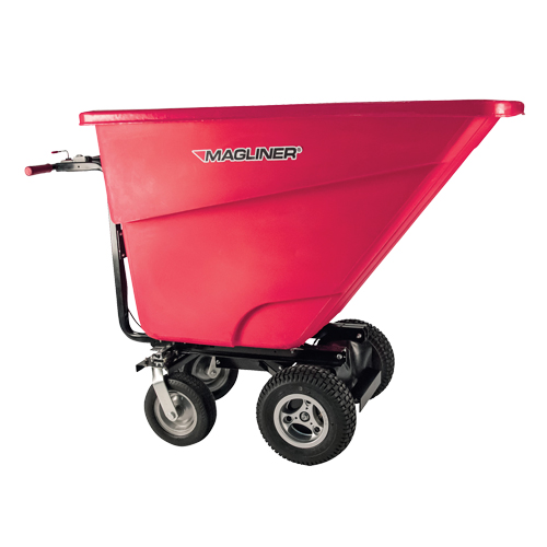 Motorized Tilt Truck, 13,5 pi³ Capacity, 45" H x 27" W x 68" D Kelford