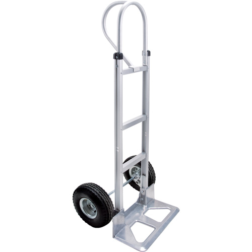Knocked Down Hand Truck, P-Handle Handle, Aluminum, 52-1/8" Height, 500 lbs. Capacity Kelford