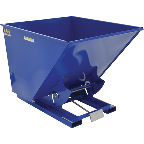 Conteneur autobasculeur, Acier, 2 vg³, Bleu Kelford