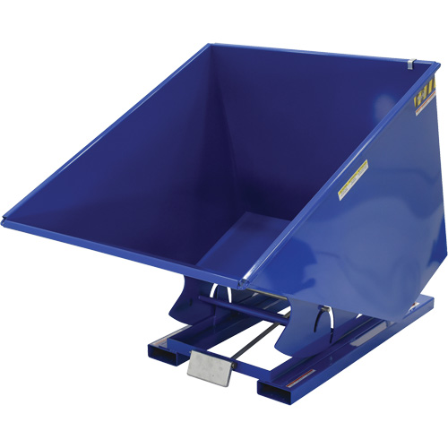 Conteneur autobasculeur, Acier, 2 vg³, Bleu Kelford