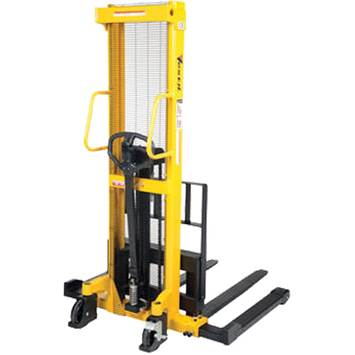 Manual Hydraulic Stacker, Hand Pump Operated, 2000 lbs. Capacity, 35" Max Lift Kelford